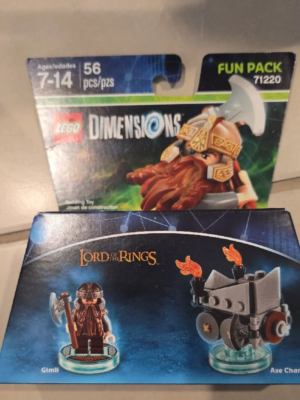 Lego Dimensions Fun Pack Lord of the Rings –71219 , 71220 And 71218